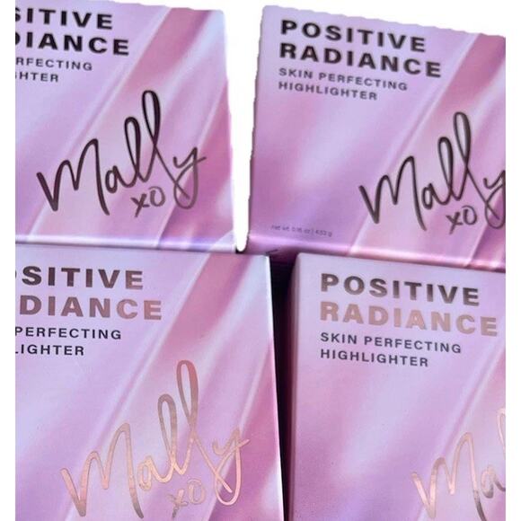 9 Mally Beauty Positive Radiance Skin Perfecting Highlighter Pearlicious Pink - Picture 2 of 9